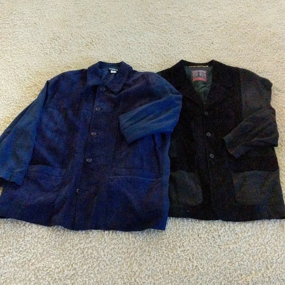 Torras (made in Spain) - Light weight suade and silk shirt/jacket